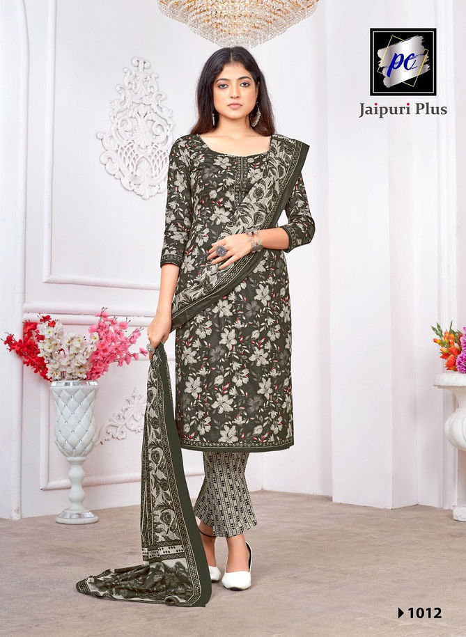 Jaipuri Plus Vol 1 By PC Poplin Cotton Printed Kurti With Bottom Dupatta Wholesale Shop In Surat 